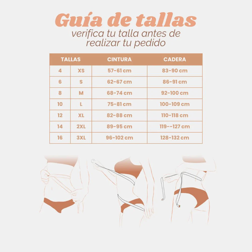 SHORT DE TIRO ALTO FAJA COLOMBIANA