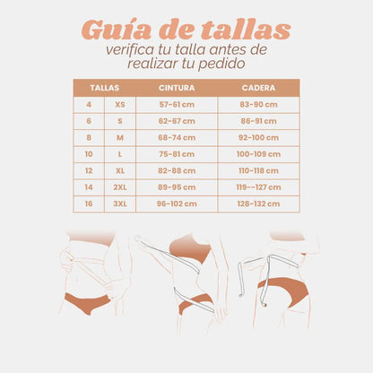 SHORT DE TIRO ALTO FAJA COLOMBIANA